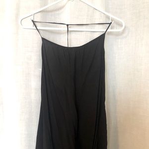 Race back black tank from express